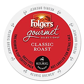 【輸入品・未使用】Folgers Gourmet Selections Classic Roast Coffee(Meduim Roast) Keurig K-Cups%ｶﾝﾏ% 24 Count (Pack of 4) by Folgersのサムネイル