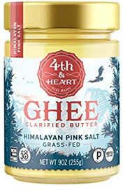 【中古】【輸入品・未使用】4th & Heart Himalayan Pink Salt Grass-Fed Ghee Butter グラスフェッドギー バター
