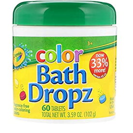 【中古】【輸入品・未使用】Crayola Color Bath Dropz%カンマ% Fragrance Free 60 ea(pack of 2) by Crayola [並行輸入品]