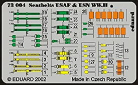 【中古】【輸入品・未使用】1/72　WW　アメリカ USAF & USN シートベルト 塗装済みカラーエッチングパーツ　73004 [並行輸入品]