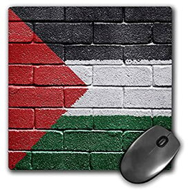 【中古】【輸入品・未使用】3drose National Flagパレスチナの上にペイントしたレンガの壁Palestinianマウスパッド( MP _ 156963?_ 1?)