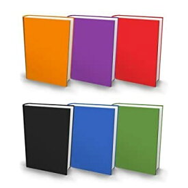 【中古】【輸入品・未使用】Reusable 6 Solid Print Pack - Stretchable Jumbo Fabric Book Cover By Book Sox