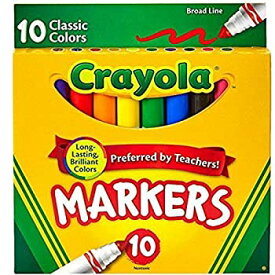 【中古】【輸入品・未使用】[クレヨラ]Crayola 10ct Classic Broad Line Markers Case of 24 packs CR-58-7722-24 [並行輸入品]