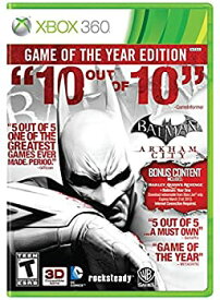 【中古】【輸入品・未使用】Batman: Arkham City Game of the Year Edition (輸入版) - Xbox360