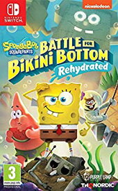 【中古】【輸入品・未使用】Spongebob SquarePants: Battle for Bikini Bottom - Rehydrated (Nintendo Switch) (輸入版）