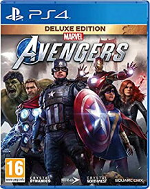 【中古】【輸入品・未使用】Marvel's Avengers Deluxe Edition (PS4) (輸入版）