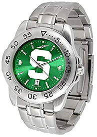 【中古】【輸入品・未使用】Michigan State SpartansスポーツスチールAnochromeメンズ腕時計