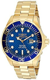 【中古】【輸入品・未使用】[インビクタ] 腕時計 Pro Diver 石英 47mm ケース ゴールド ステンレス鋼ストラップ 青ダイヤル 14357 メンズ [並行輸入品]