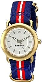 【中古】【輸入品・未使用】[女性用腕時計]Sperry Top-Sider Women's 10014924 Hayden Watch with Blue Webbed Band[並行輸入品]