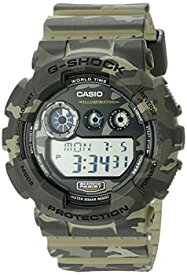 【中古】【輸入品・未使用】カシオ 腕時計 G-SHOCK Camouflage Series（カモフラージュシリーズ） グリーン系　[逆輸入品] GD-120CM-5CR