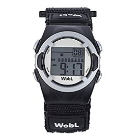 【中古】【輸入品・未使用】WobL子供8アラーム振動腕時計 - ブラック