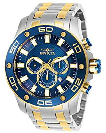 【中古】【輸入品・未使用】Invicta メンズ プロダイバー スキューバクォーツウォッチ ステンレススチールストラップ ツートーン 30 (モデル:26082)