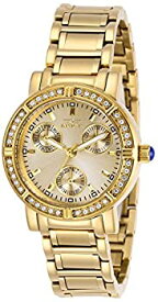 【中古】【輸入品・未使用】Invicta Women's Angel Gold-Tone Steel Bracelet & Case Quartz Analog Watch 29115