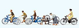 【中古】【輸入品・未使用】プライザー 若者たちと自転車 塗装済完成品 HO(1/87) 10716