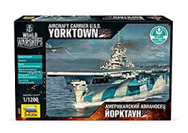 【中古】【輸入品・未使用】ズベズダ 1/1200 アメリカ海軍 空母ヨークタウン プラモデル ZV9203