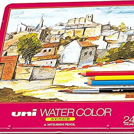【中古】【輸入品・未使用】Uni Mitsubishi Pencil Water color 24 color set UWC24C (japan import) [並行輸入品]
