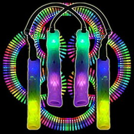【中古】【輸入品・未使用】Double Helix Poi Set - LED Poi for Raves and Concerts - LED Glowstick (Rainbow) [並行輸入品]