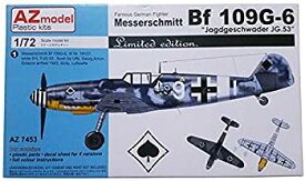 【中古】【輸入品・未使用】AZモデル 1/72 ドイツ空軍 メッサーシュミットBf109G-6 JG.53 プラモデル AZM7453