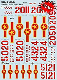 【中古】【輸入品・未使用】DECAL FOR MIG-17 / MIG-21 AIR FORCE OF THE VIETNAM WAR 1/32 PRINT SCALE 32-011 [並行輸入品]