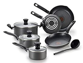 【中古】【輸入品・未使用】T-Fal A821SA94 10Pc Cookware Grey