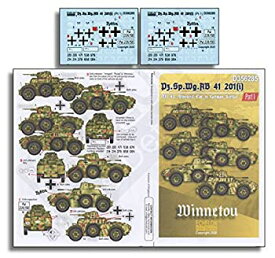 【中古】【輸入品・未使用】1/35 第二次世界大戦 ドイツ軍 Pz.Sp.Wg.AB41 201(i) パート1 プラモデル用デカール D356285