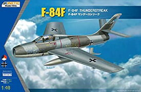【中古】【輸入品・未使用】キネティック 1/48 ドイツ空軍 F-84F サンダーストリーク プラモデル KNE48068