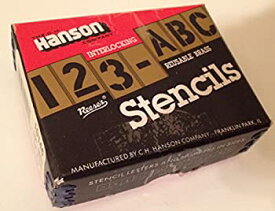 【中古】【輸入品・未使用】SEPTLS33710146 - C.h. hanson Brass Stencil Letter amp;amp; Number Sets - 10146 by C.H. Hanson