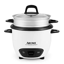 【中古】【輸入品・未使用】Aroma Housewares 6-Cup (Cooked) (3-Cup UNCOOKED) Pot Style Rice Cooker and Food Steamer (ARC-743-1NG) by Aroma Housewares