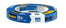 【中古】【輸入品・未使用】3M Scotch-Blue 2090 マスキングテープ クレープ紙 安全剥離 多表面 塗装工 引張強度27ポンド/インチ 長さ60ヤード x 幅3/4インチ ブルー Pack o