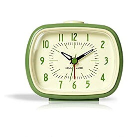 【中古】【輸入品・未使用】KIKKERLAND Retro Alarm Clock W10.7×D5.7×H8.8c グリーン AC08G [並行輸入品]