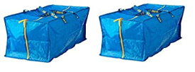 【中古】【輸入品・未使用】Ikea Frakta Storage Bag%カンマ%Extra Large - Blue (2 PACK) by Unknown [並行輸入品]
