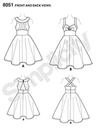 【中古】【輸入品・未使用】Simplicity Patterns Misses and Plus Size Dresses Size: BB (20W-28W)%カンマ% 8051 by Simplicity Creative Patterns