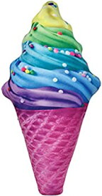 【中古】【輸入品・未使用】[iscream]iscream Springtime Sweets Bubble Gum Scented Rainbow Swirl Ice Cream Cone Microbead Pillow 780-500 [並行輸入品]