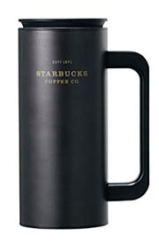 【中古】【輸入品・未使用】海外限定 スタバ ブラックヘリテージニュートンタンブラー Starbucks SS Black heritage newton tumbler 355ml [並行輸入品] (ブラック)