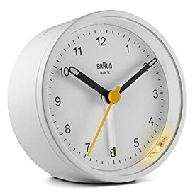 【中古】【輸入品・未使用】BRAUN ALARM CLOCK ブラウン アラーム クロック 時計 クロック ブラック 黒 ホワイト 白 置き時計 目覚まし時計 トラベル 旅行 BC012W