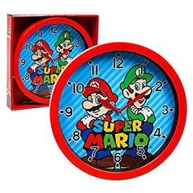 【中古】【輸入品・未使用】3692 スーパーマリオ Super Mario 掛け時計 時計 直径25cm ウォールクロック Wall Clock [並行輸入品]