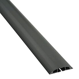 【中古】【輸入品・未使用】D-Line CC-1 フロアコードカバー 配線カバー ミニ ケーブルカバー 軽耐久性 トリップ防止 17mm（幅）x 9mm（高さ）x 1.8m（長さ） ブラック