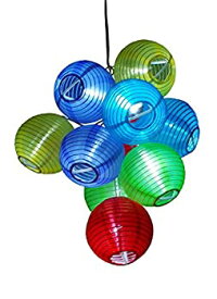 【中古】【輸入品・未使用】Solaration 2004 Solar Party Decorations Fairy Lights with 10 Color Lanterns [並行輸入品]