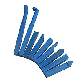 【中古】【輸入品・未使用】CNBTR 10mm Blue YT15 Alloy Carbide-Tipped Insert Lathe Turning Tool Cutting Tools Bit Set Pack of 9 by CNBTR Leather Tools