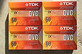 【中古】【輸入品・未使用】TDK 37140 Life on Record ミニDVテープ 60分データカートリッジ 4個パック