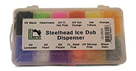 【中古】【輸入品・未使用】Hareline Ice Dub - Dispenser W/ 12 Colours For Steelhead