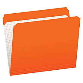 【中古】【輸入品・未使用】Two-Ply Reinforced File Folder%カンマ% Straight Cut%カンマ% Top Tab%カンマ% Letter%カンマ% Orange%カンマ% 100/Box (並行輸入品)