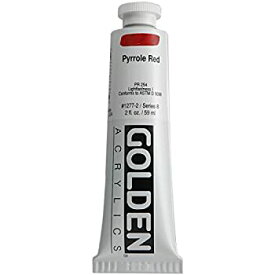 【中古】【輸入品・未使用】Golden Heavy Body Acrylic 2oz-Pyrrole Red (並行輸入品)