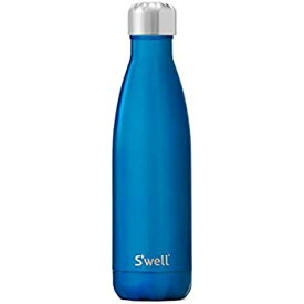 【中古】【輸入品・未使用】S'well Insulated%カンマ% Double?Walled Stainless Steel Water Bottle%カンマ% Ocean Blue in 17oz by S'well