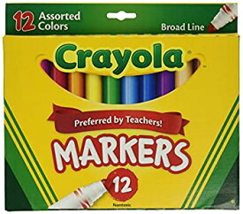 【中古】【輸入品・未使用】Non-Washable Markers%カンマ% Broad Point%カンマ% Classic Colors%カンマ% 12/Set (並行輸入品)