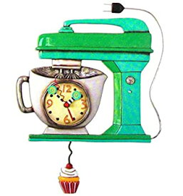 【中古】【輸入品・未使用】Allen Design Studios Vintage Mixer Green Mixer Kitchen Wall Clock by Allen Design Studios