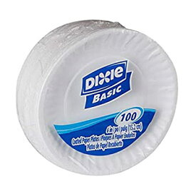 【中古】【輸入品・未使用】Dixie基本的な紙食器、プレート、ホワイト、6?%ダブルクォーテ%直径???Includes 1?%カンマ% 000?perケース。