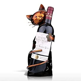 【中古】【輸入品・未使用】Tooarts Cat Shaped Wine Holder Wine Rack shelf Metal Sculpture Practical Home decoration Crafts by Tooarts