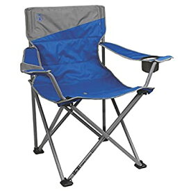 【中古】【輸入品・未使用】Coleman Big-N-Tall Quad Chair-Blue/Grey Fits Up To 600lbs [並行輸入品]