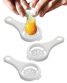 【中古】【輸入品・未使用】Amazin Product (3パック) ツールイエロー ホワイトセパレーター 卵ディバイダー ストレーナー スクリーンフィルター シェフキッチンガジェット